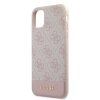 Guess GUHCN61G4GLPI iPhone 11 / Xr 6,1różowy/pink hard case 4G Stripe Collection